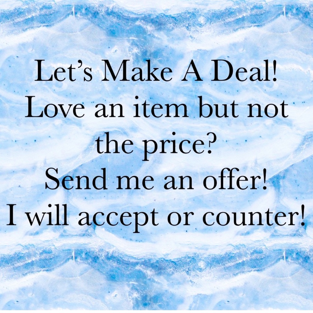 Make me an offer! I’m willing to bundle!